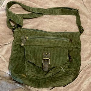 Green Corduroy Purse NWOT